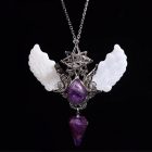 Amethyst Dowsing Pendulum Energy Pendant