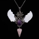 Pink Quartz Dowsing Pendulum Energy Pendant