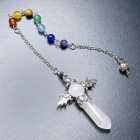 white quartz dowsing pendulum