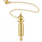 metal gold dowsing pendulum