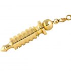 metal gold dowsing pendulum