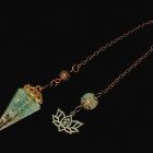 Aquamarine Crystal Pendulum