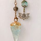Aquamarine Crystal Pendulum