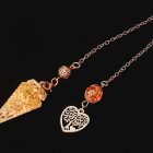 Aquamarine Crystal Pendulum