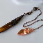 tiger eye crystal pendulum