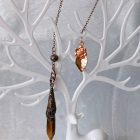 tiger eye crystal pendulum