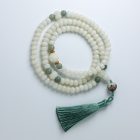 Natural White Bodhi 108 Mala Beads