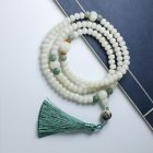 Natural White Bodhi 108 Mala Beads