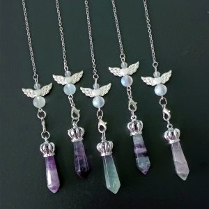 fluorite crystal pendulum
